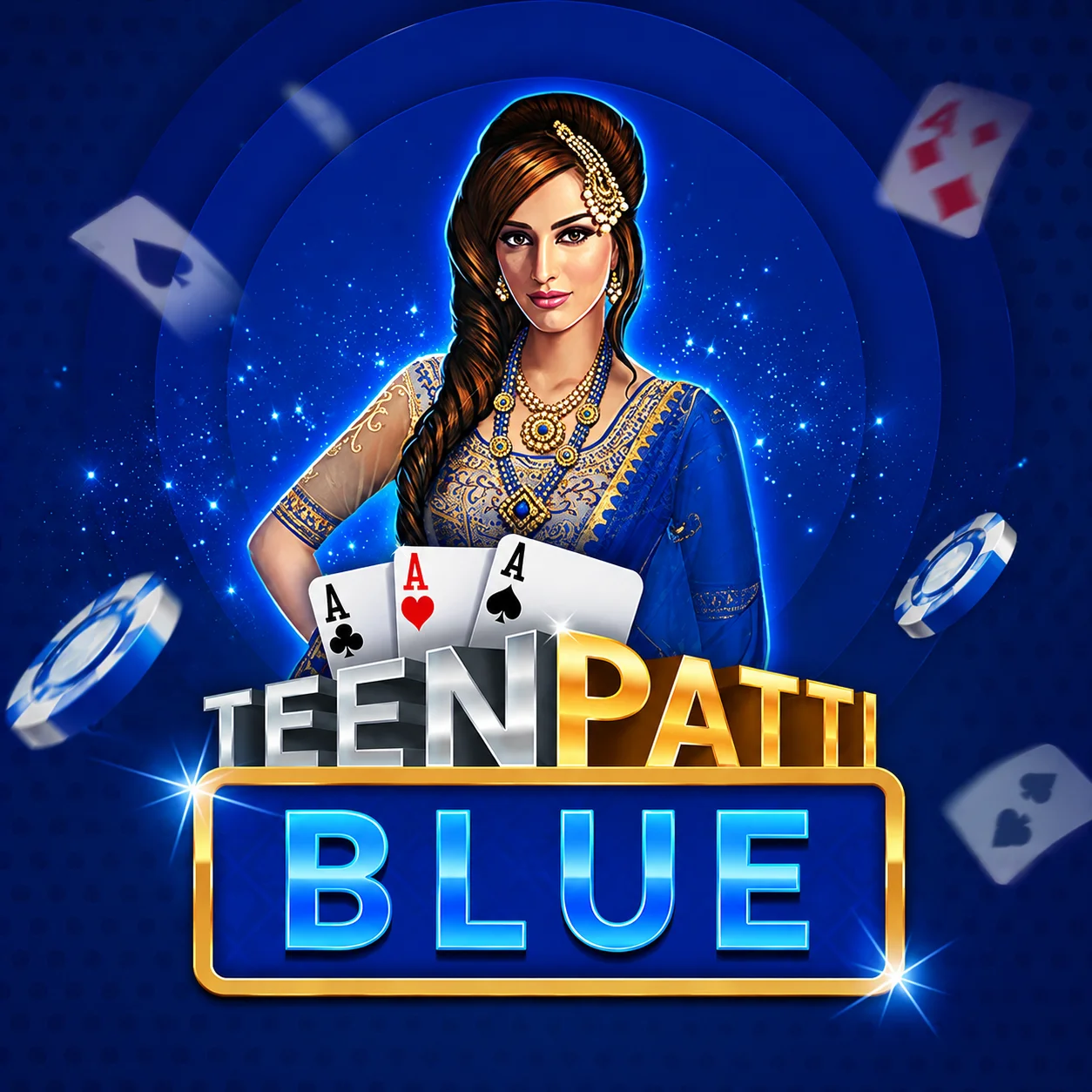 Teen Patti Blue game screen
